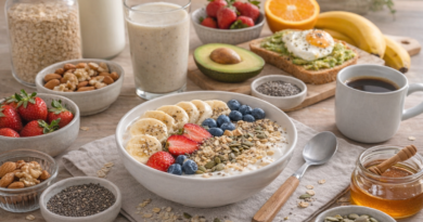 Desayunos saludables en 10 minutos