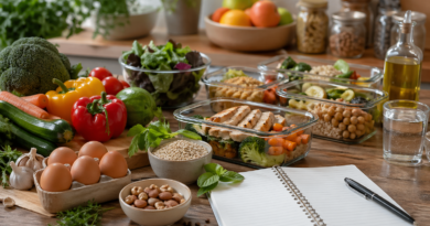 Planificación alimentaria semanal sin dietas extremas