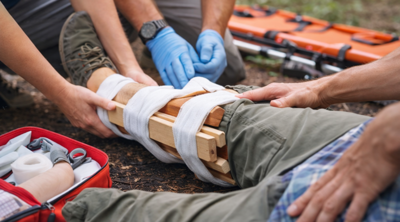 Fracturas sospechadas: inmovilización y traslado seguro