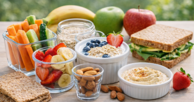 Meriendas saludables para niños y adultos