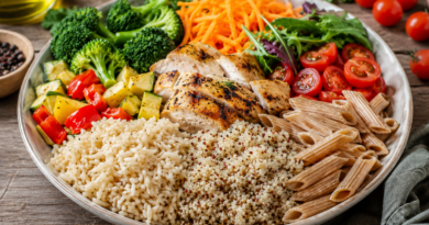 Arroz, quinoa y pastas: cómo usarlos en platos equilibrados
