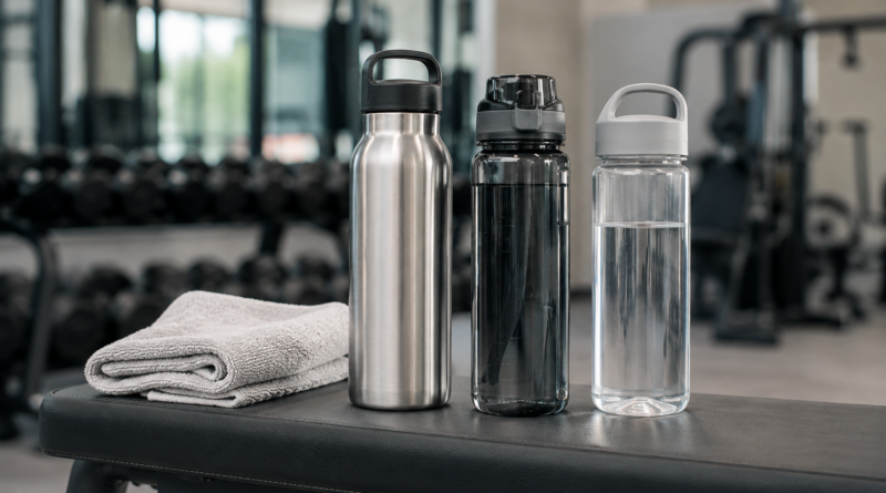 Botellas reutilizables para entrenar: higiene, material y practicidad