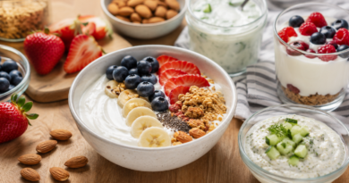 Recetas con yogur natural: desayunos, salsas y postres simples