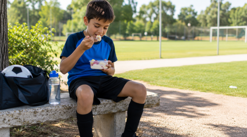 Colaciones caseras para niños deportistas