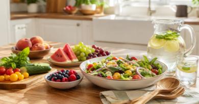 Cocina saludable para días de mucho calor