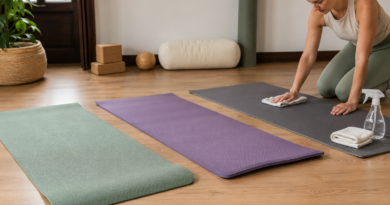 Esterillas de yoga: agarre, grosor y limpieza