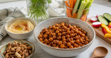 Snacks salados caseros: opciones para evitar picoteo ultraprocesado