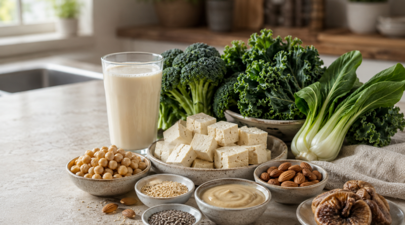 Calcio sin lácteos: alimentos y combinaciones posibles