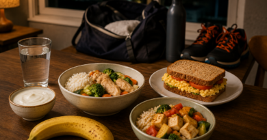 Cena después de un torneo nocturno: cómo recuperar sin una comida pesada