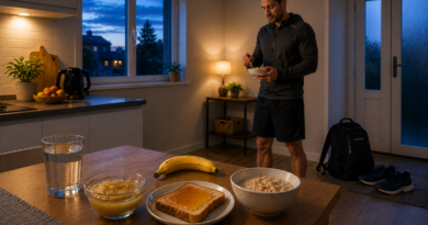 Comidas previas a entrenar de madrugada: opciones tolerables