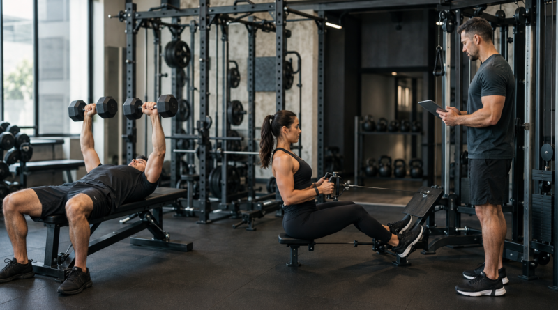 Cómo distribuir empujes y tracciones en una semana de gimnasio