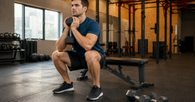 Sentadilla frontal con mancuerna: criterios para progresar