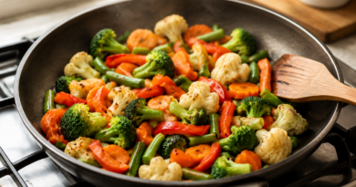 Verduras congeladas salteadas: cómo evitar exceso de agua