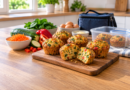 Muffins salados de vegetales: colación fácil de transportar
