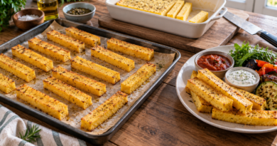 Polenta en bastones al horno: una alternativa práctica