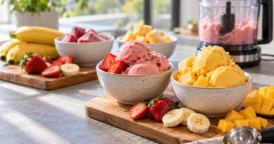 Helados caseros de fruta: textura sin exceso de azúcar