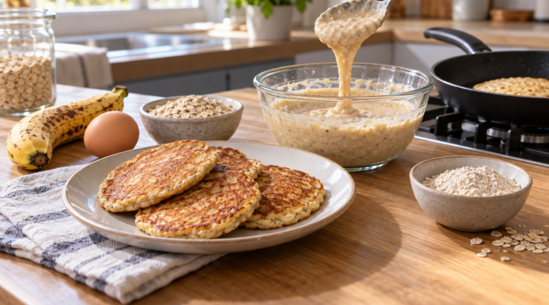 Panqueques de avena sin azúcar: cómo mejorar la consistencia