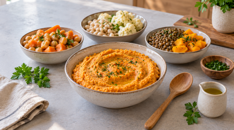Puré mixto de legumbres y verduras: textura y combinaciones